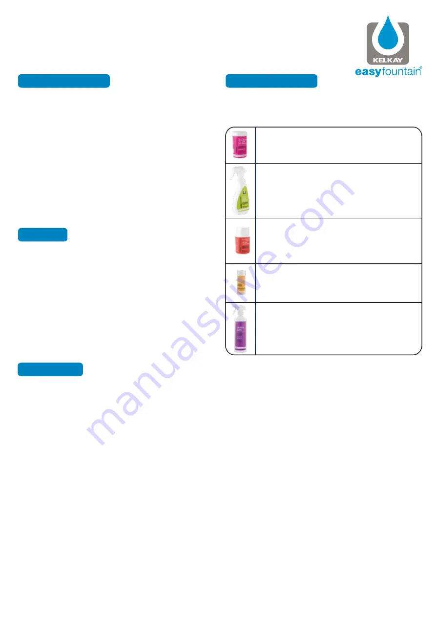 Kelkay easyfountain 4724L Instructions Download Page 2