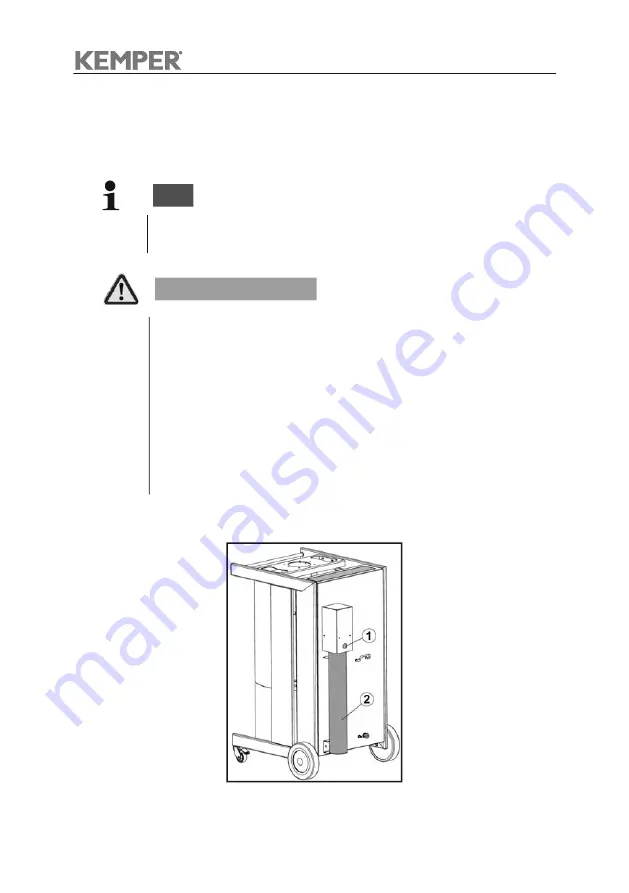 Kemper MaxiFil Clean Operating Instructions Manual Download Page 95