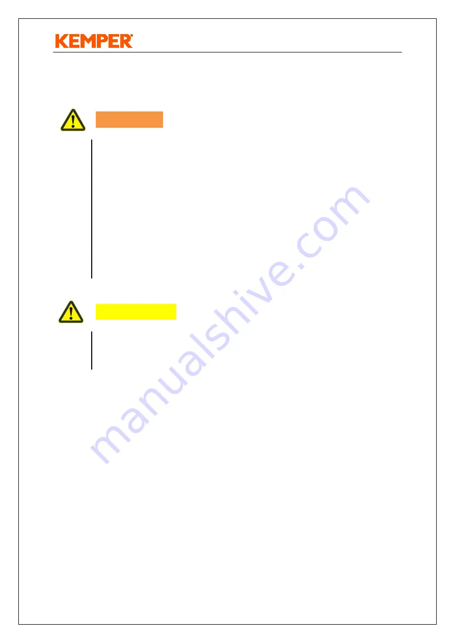 Kemper ProfiMaster KE 60650100 Manual Download Page 31