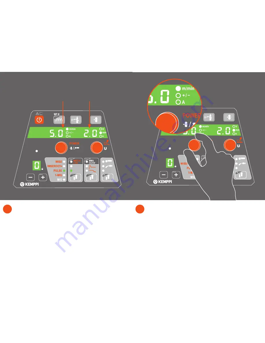 Kemppi FastMig MXP Quick Manual Download Page 11