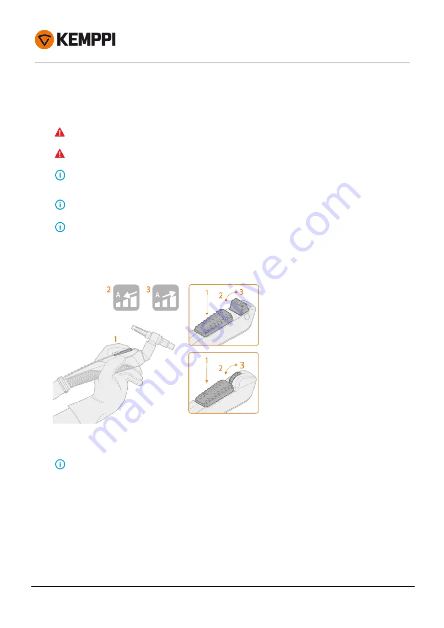 Kemppi Flexlite TX 133 Operating Manual Download Page 52