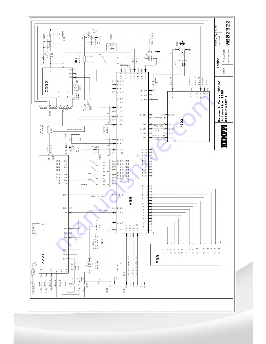 Kemppi Kempact Pulse 3000 Service Manual Download Page 8