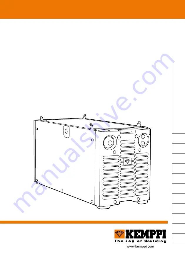 Kemppi KEMPARC COOL 10 Скачать руководство пользователя страница 1