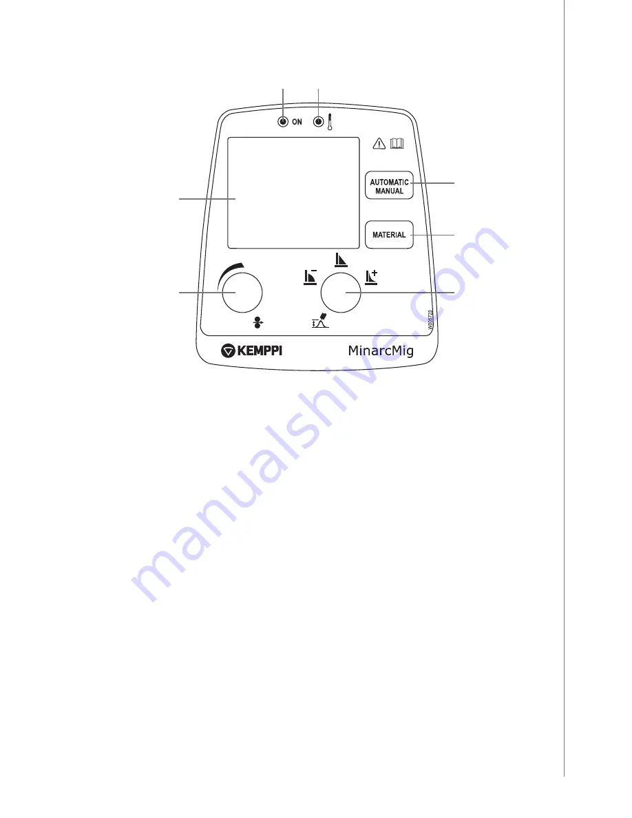 Kemppi Minarc Mig Evo 200 Operating Manual Download Page 13