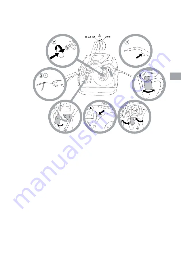 Kemppi MinarcMig 180 Operation Instructions Manual Download Page 13