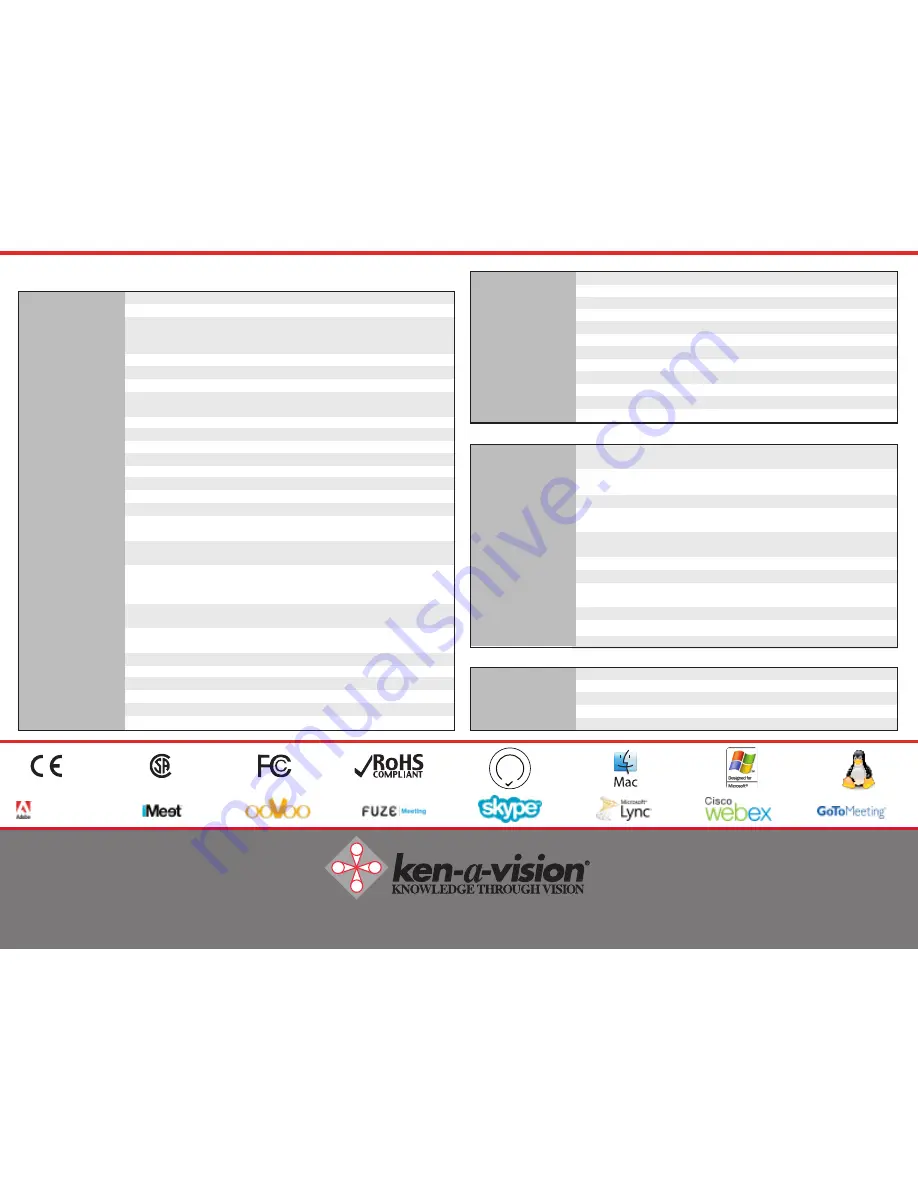 Ken A Vision FlexCam 2 910-171-200 Specification Download Page 4