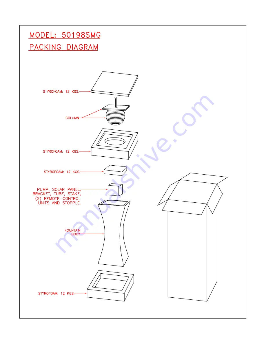 Kenroy Home 50198SMG Assembly Instructions Download Page 1