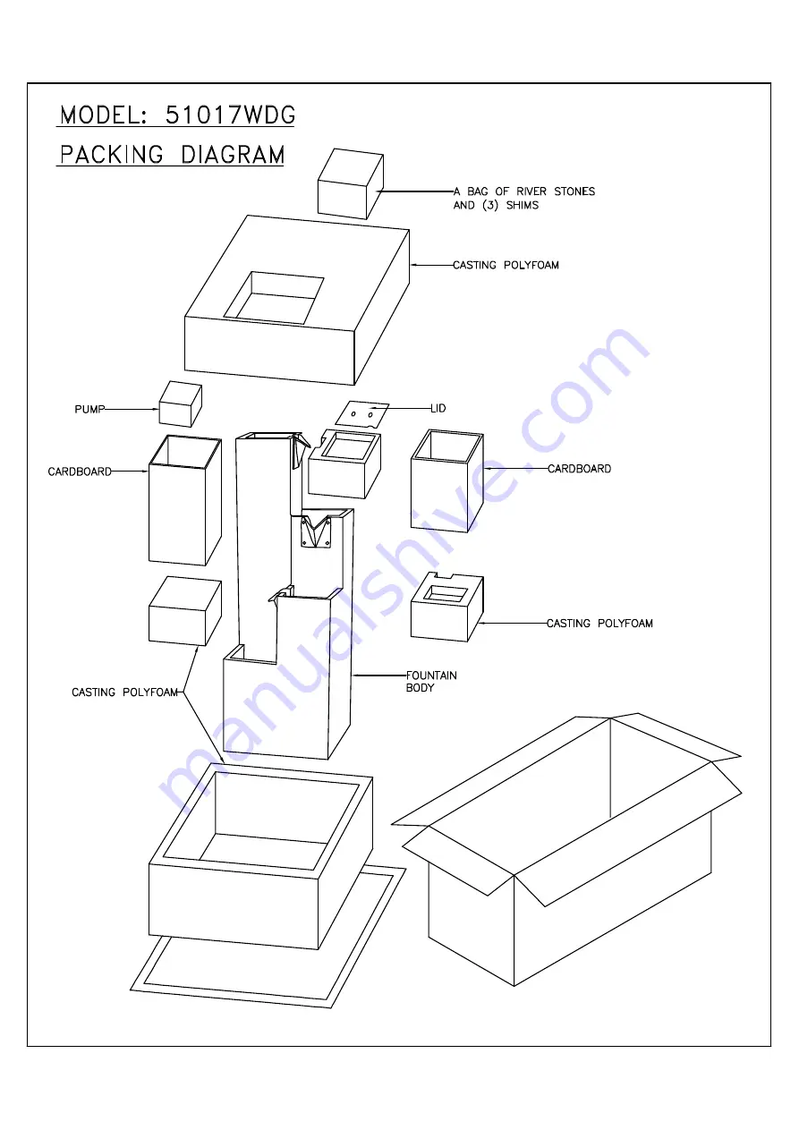 Kenroy Home LINCOLN 51017WDG Care And Instructions Manual Download Page 1