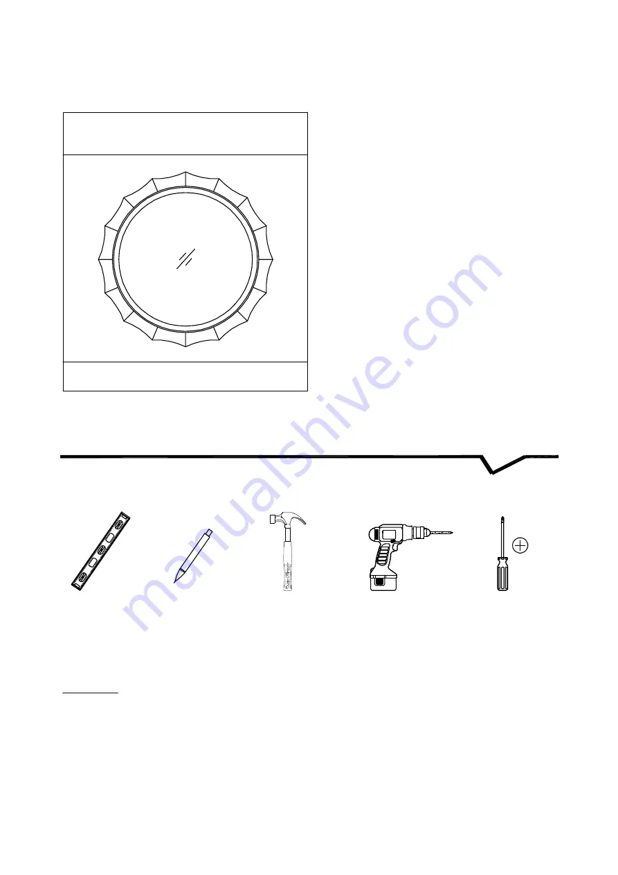 Kenroy Home ROUND MIRROR Use And Care Manual Download Page 2