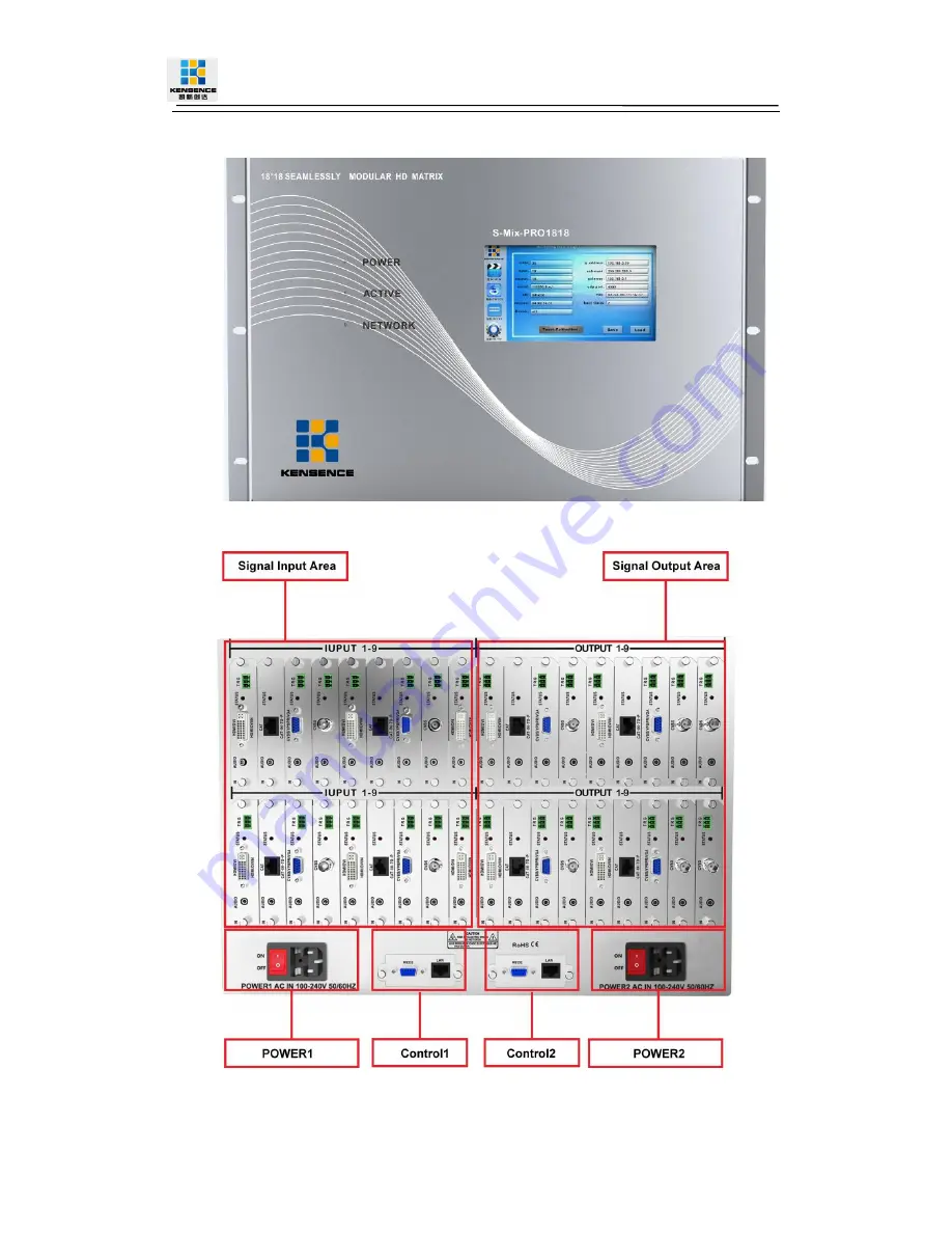 Kensence S-Mix-Pro 18*18 Operation Manual Download Page 10