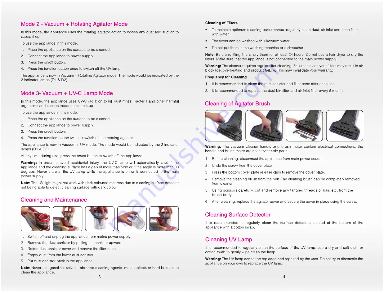 KENT KC-B502 Instruction Manual Download Page 4