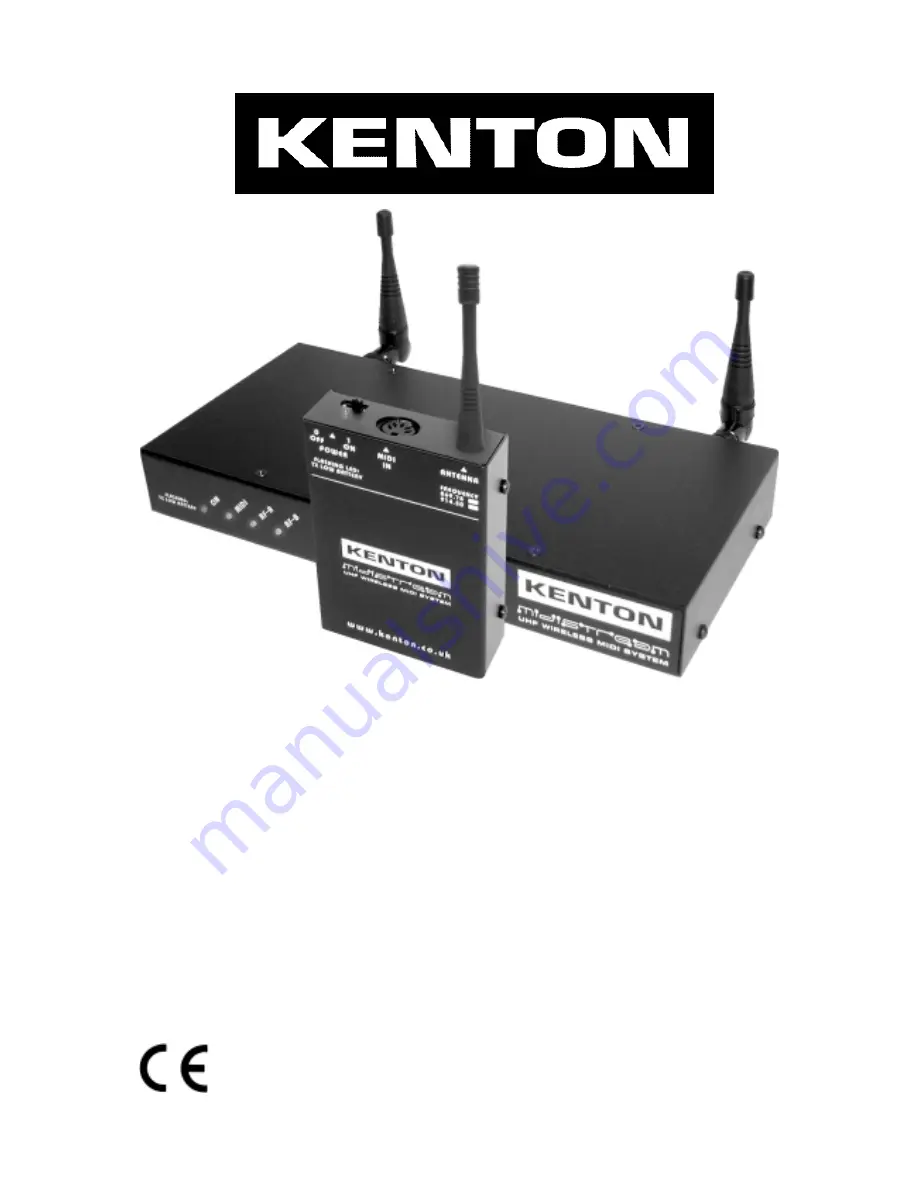 Kenton MidiStream Operating Manual Download Page 1