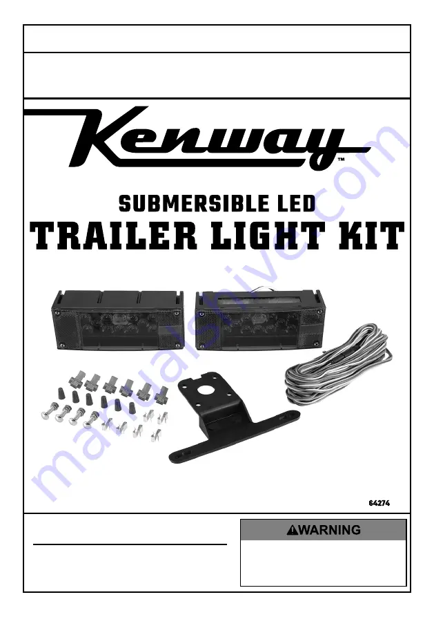 Kenway 64274 Owner'S Manual & Safety Instructions Download Page 1