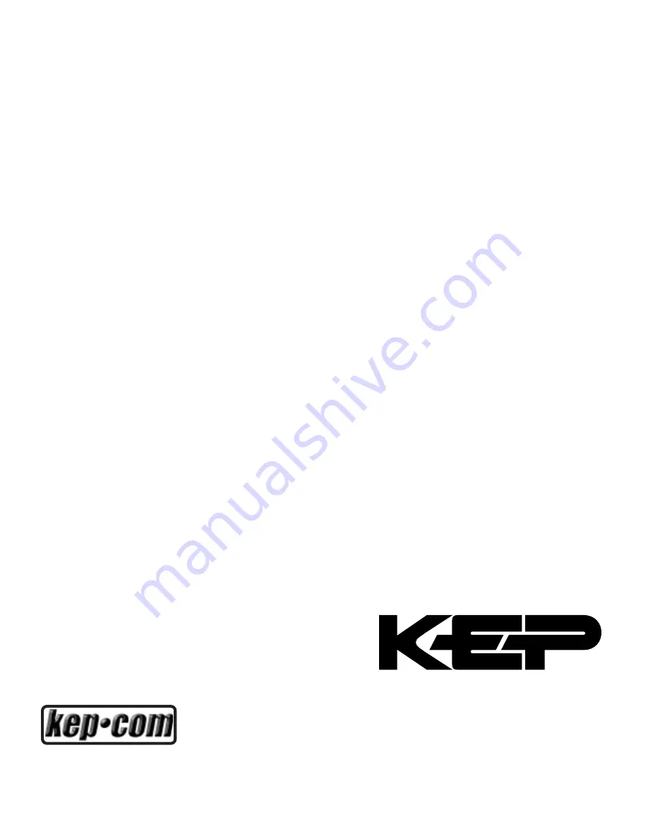 KEP SC-FI Series User Manual Download Page 1