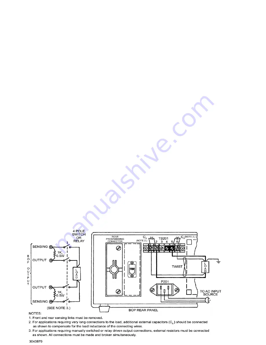 KEPCO BOP 5-20DL Operator'S Manual Download Page 34