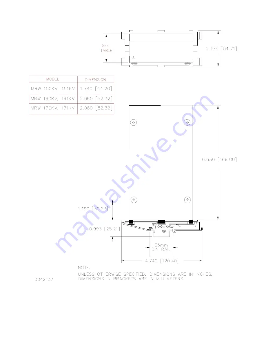 KEPCO DIN MRW-160P Скачать руководство пользователя страница 4