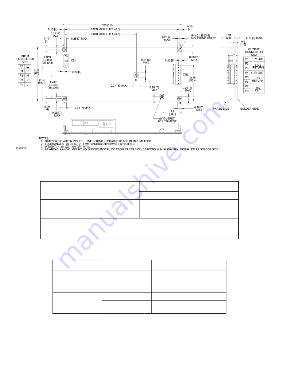 KEPCO MTW 60W Скачать руководство пользователя страница 4