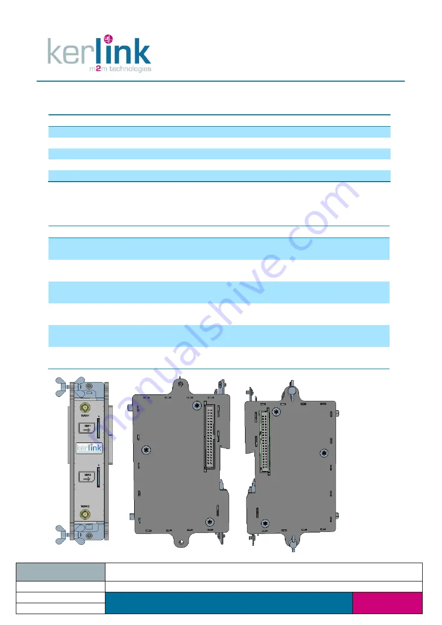 Kerlink 1LOC868-1W868-EU Installation And Maintenance Manual Download Page 49