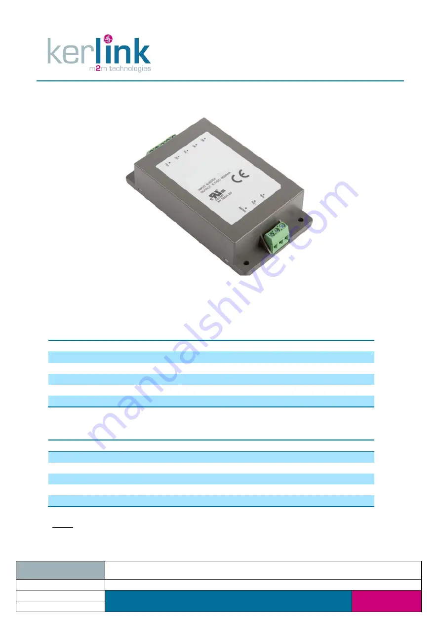 Kerlink 1LOC868-1W868-EU Installation And Maintenance Manual Download Page 87