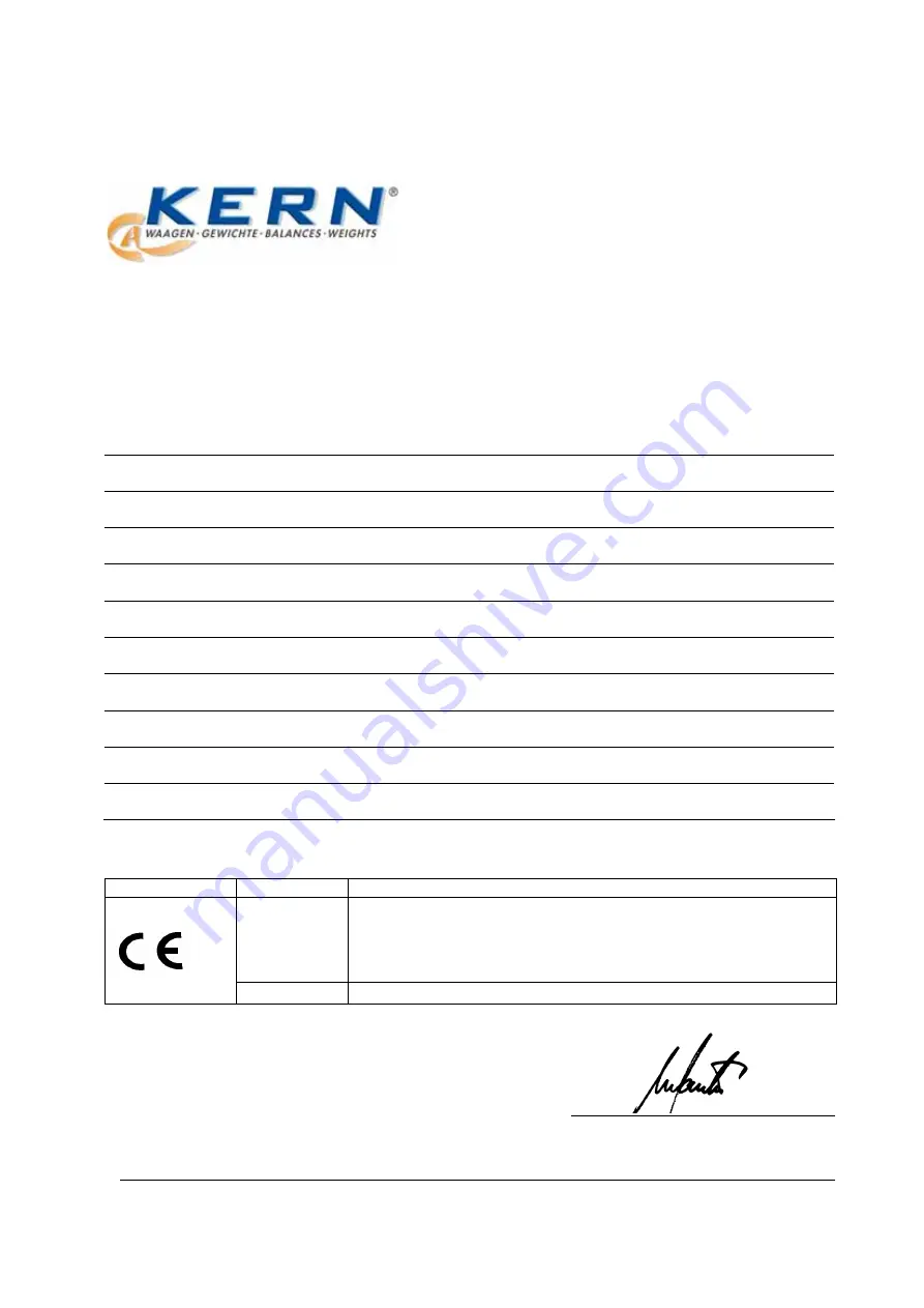 KERN 51596249 Operating Instruction Download Page 56