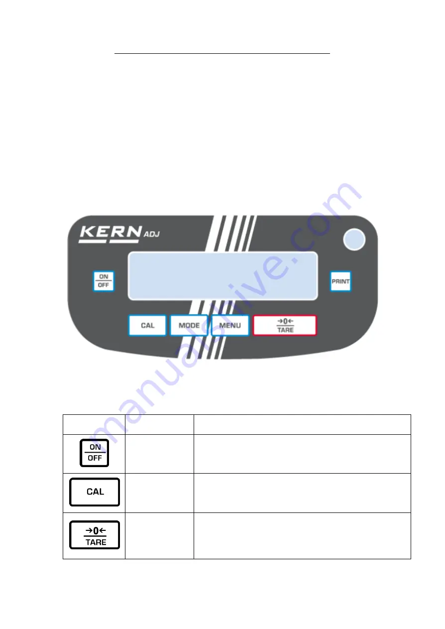 KERN ADJ 120 Service Manual Download Page 6