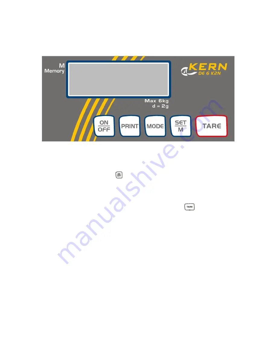 KERN DE120K10N Operating Manual Download Page 17