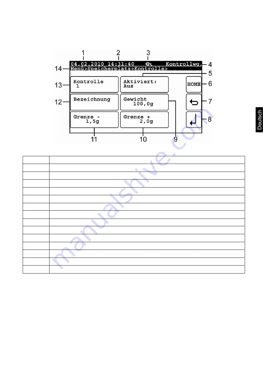 KERN FKT 12K0.05 Operating Instructions Manual Download Page 17