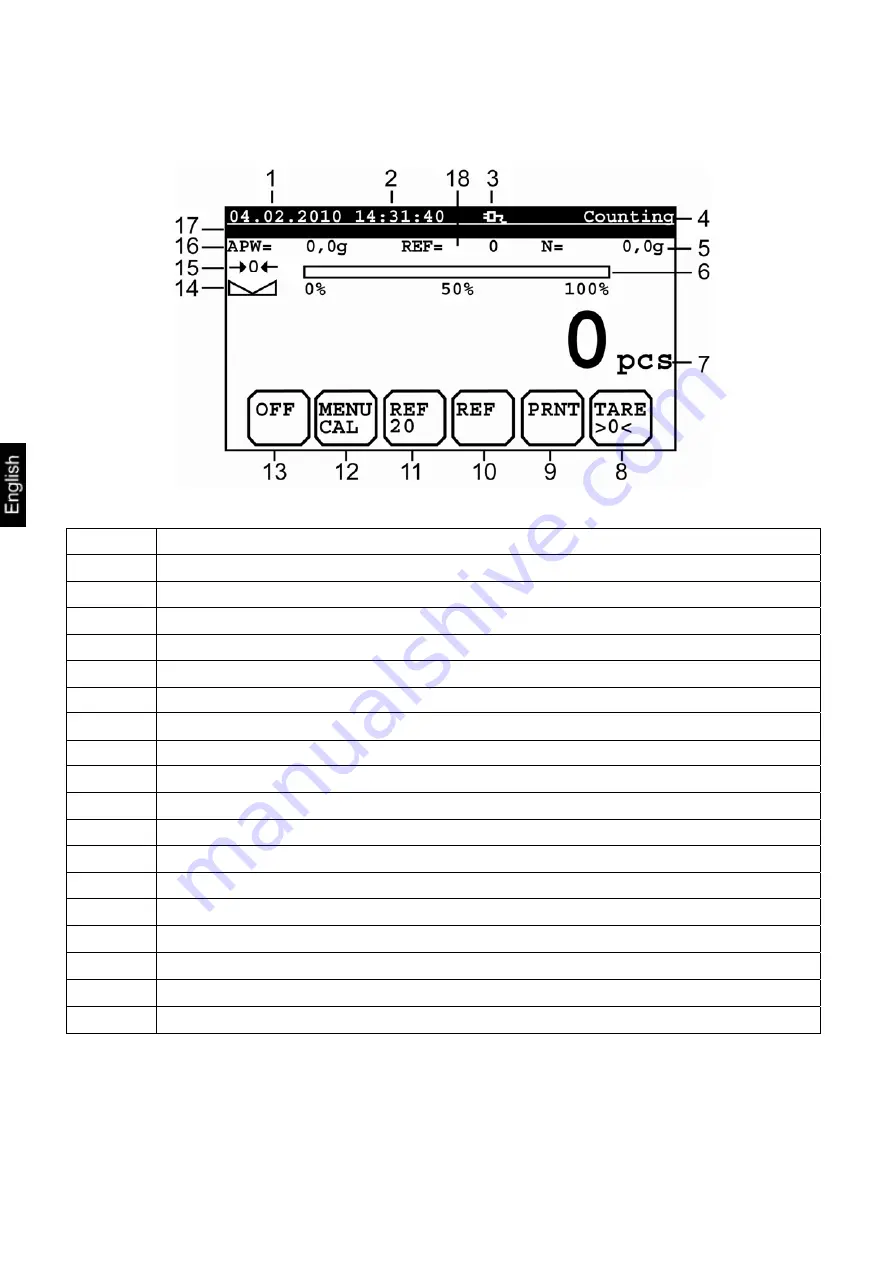 KERN FKT 12K0.05 Operating Instructions Manual Download Page 44