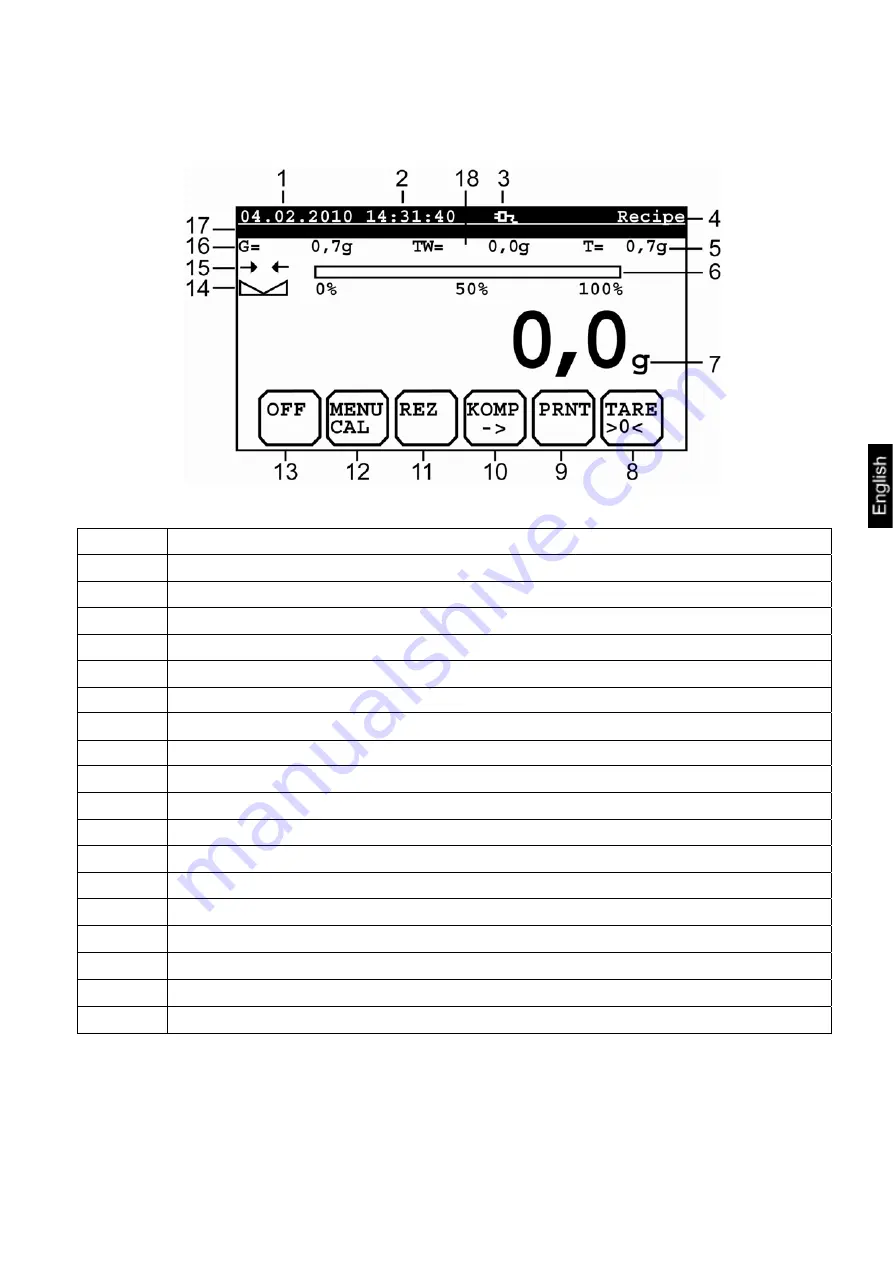 KERN FKT 12K0.05 Operating Instructions Manual Download Page 51