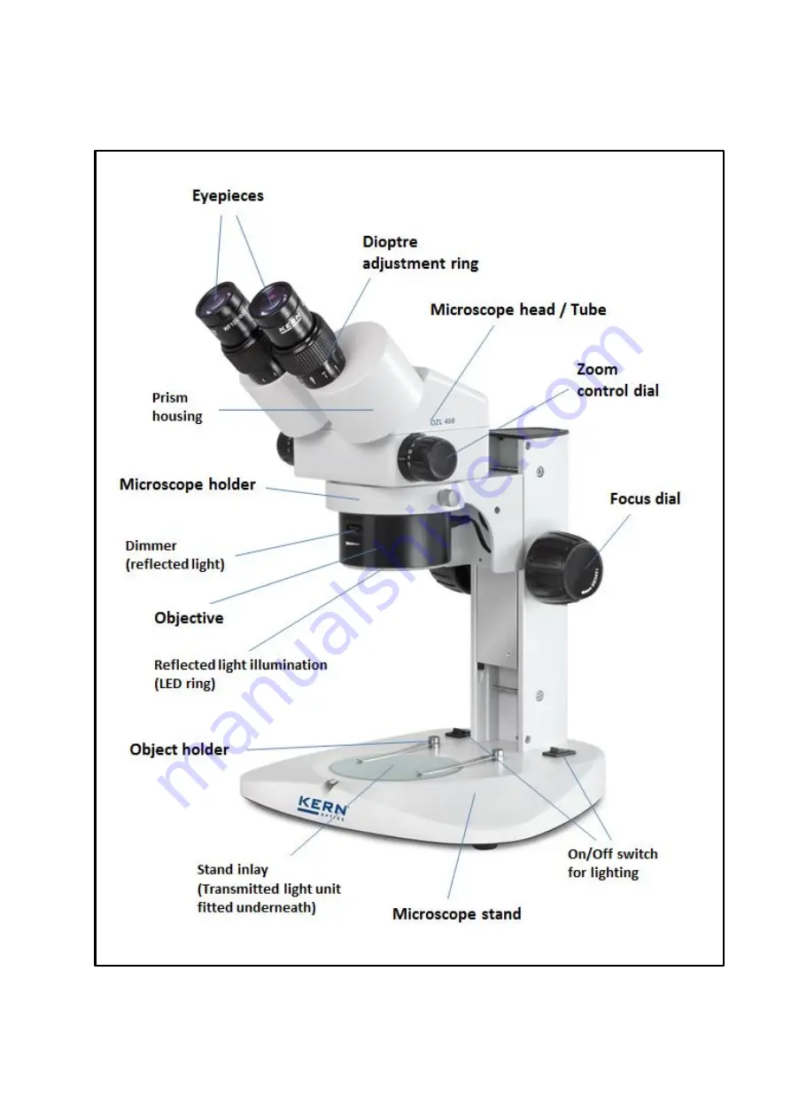 KERN OZL-45R User Instructions Download Page 7