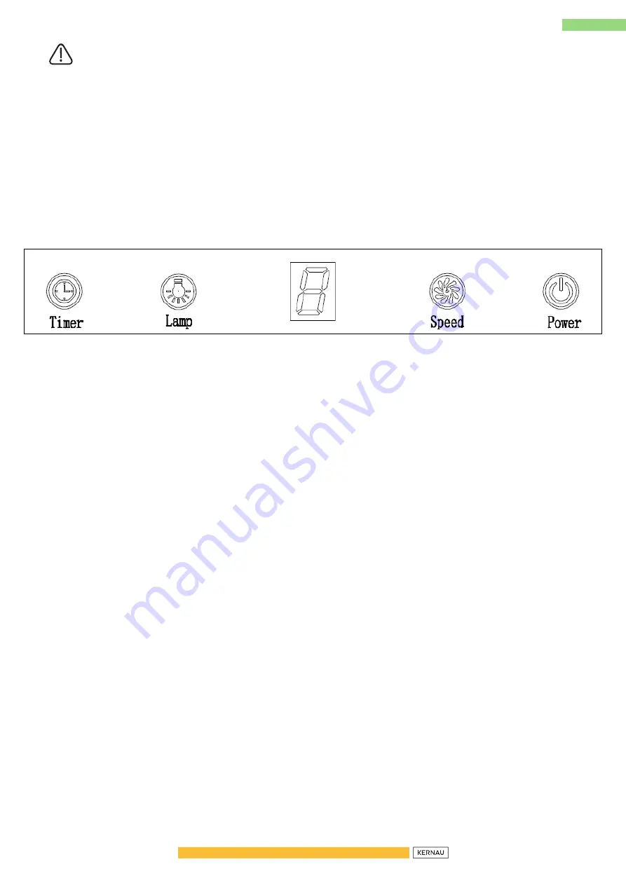 Kernau KBH 2060 B GLASS Instruction Manual Download Page 22