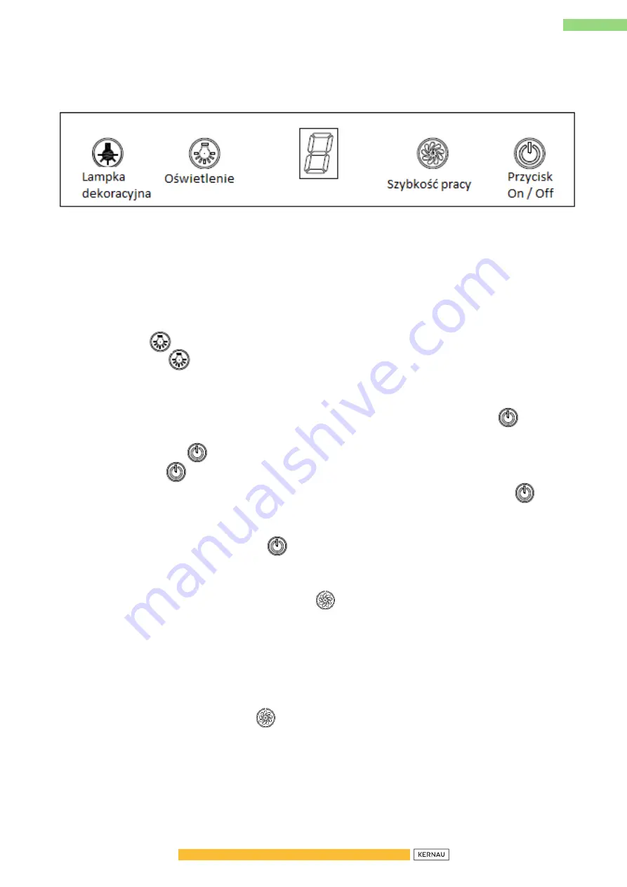 Kernau KCH 1161 B Instruction Manual Download Page 12