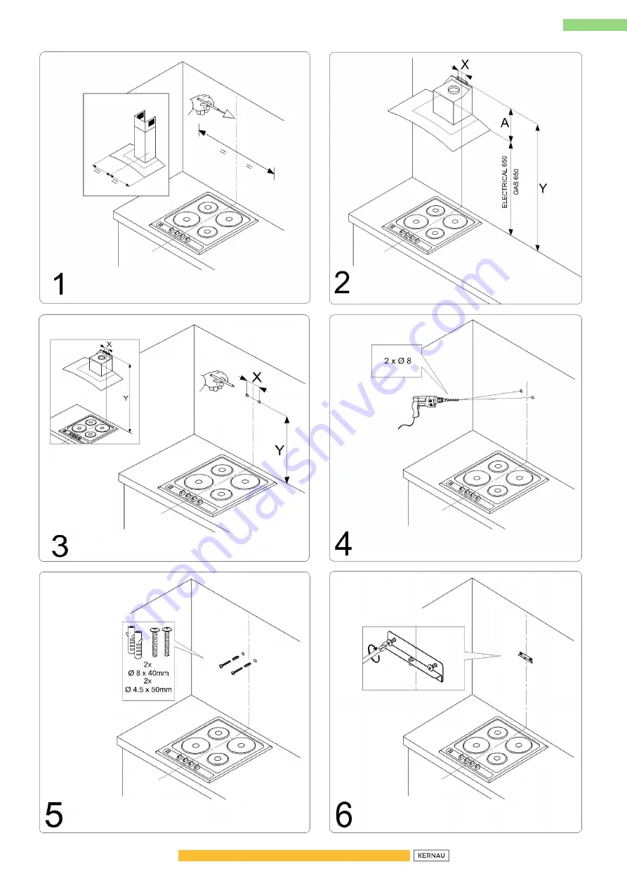 Kernau KCH 1461 X Instructions For The Installation, Maintenance And Use Download Page 19