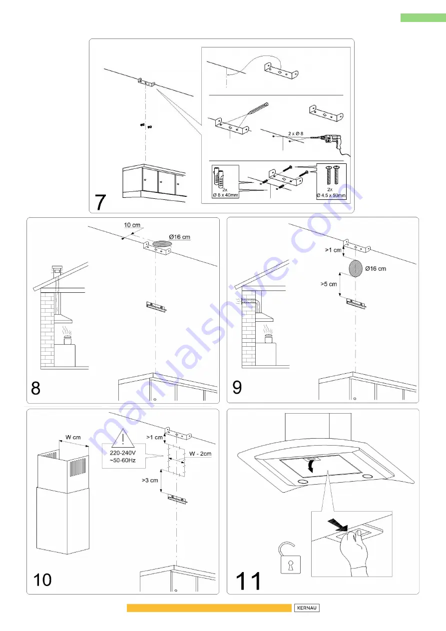 Kernau KCH 1461 X Instructions For The Installation, Maintenance And Use Download Page 20