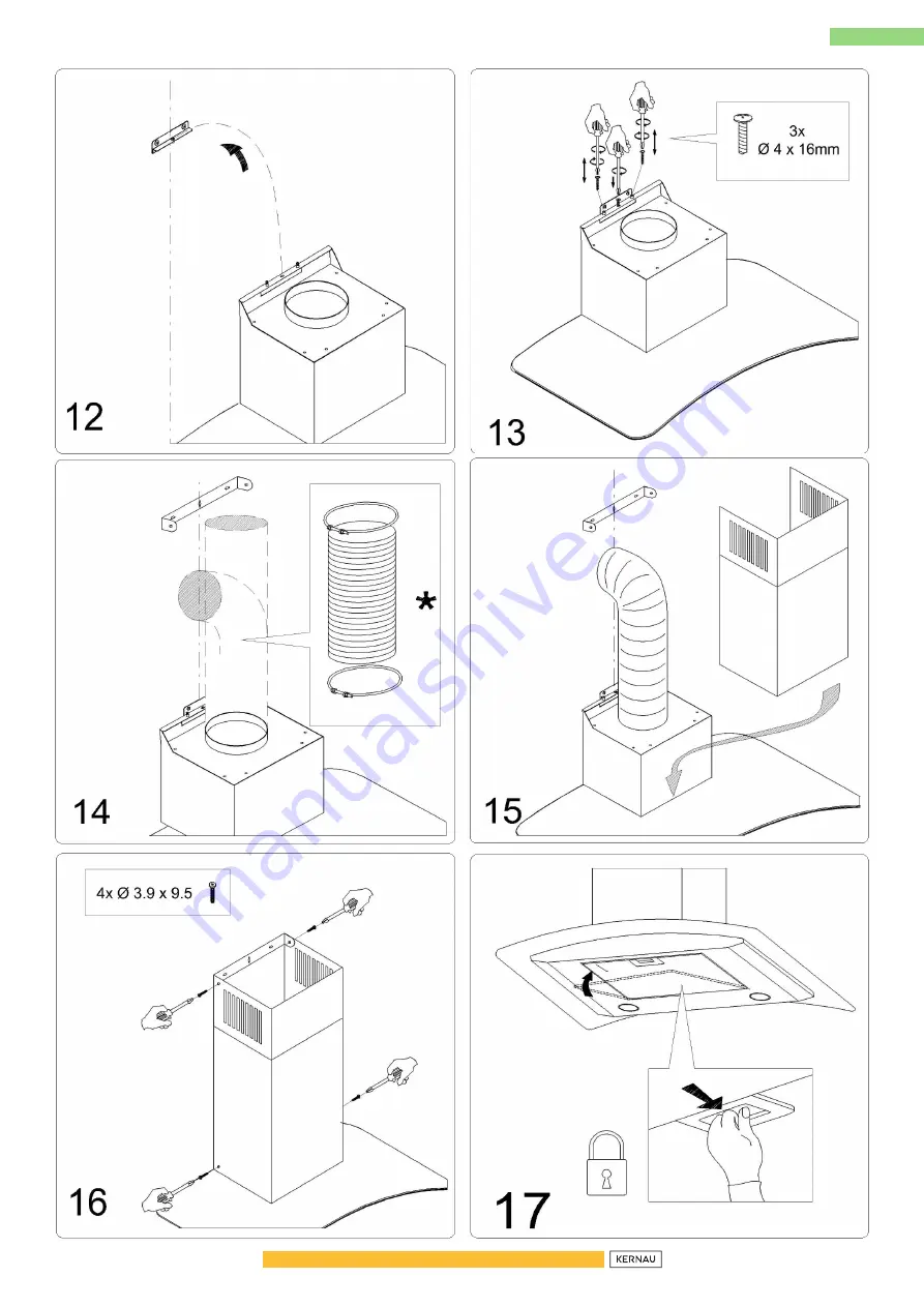 Kernau KCH 1461 X Instructions For The Installation, Maintenance And Use Download Page 21