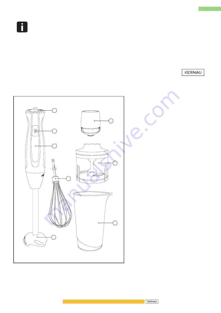 Kernau KSHB 610 W Instructions For Use Manual Download Page 12