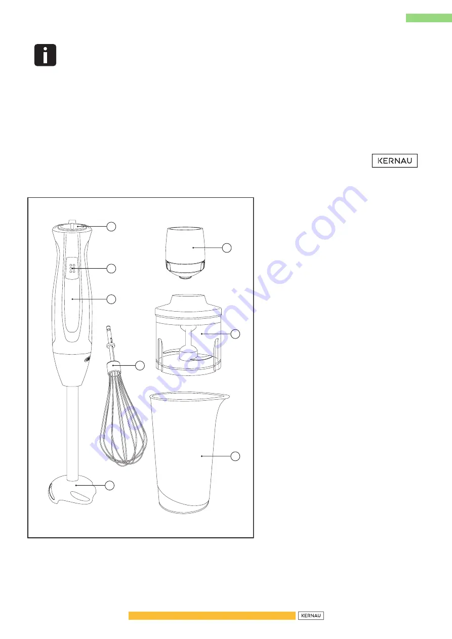 Kernau KSHB 610 W Instructions For Use Manual Download Page 28