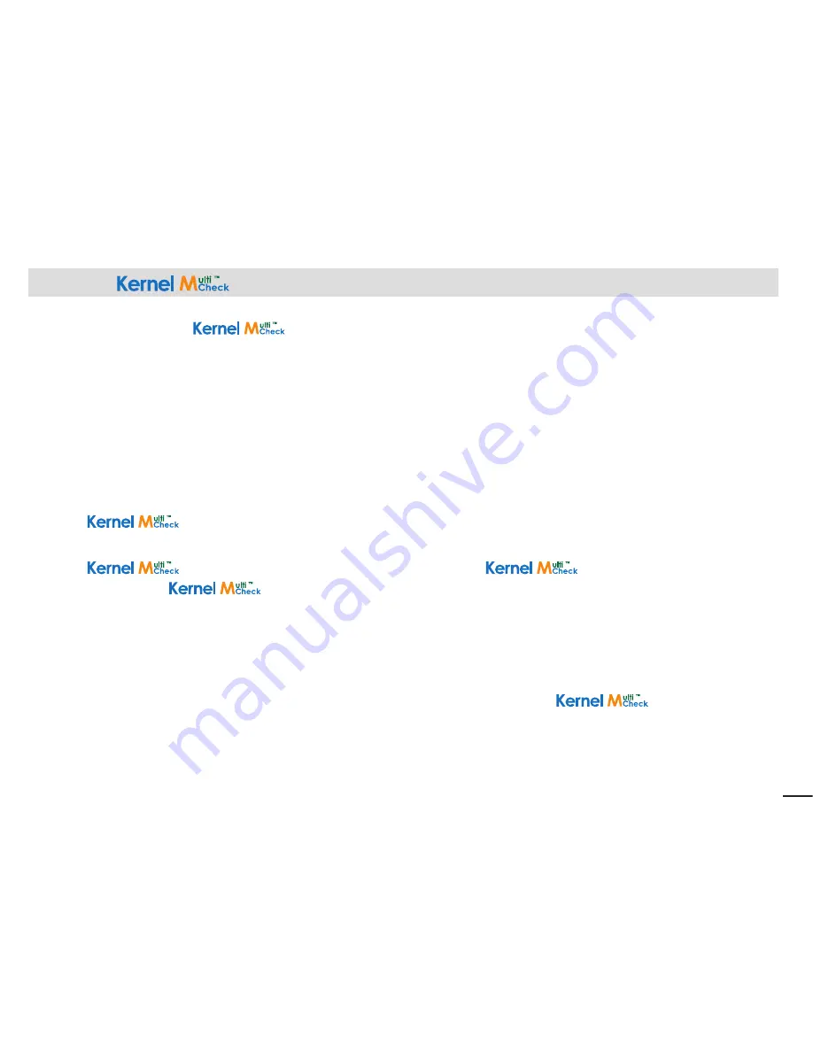 Kernel Multi Check Скачать руководство пользователя страница 3