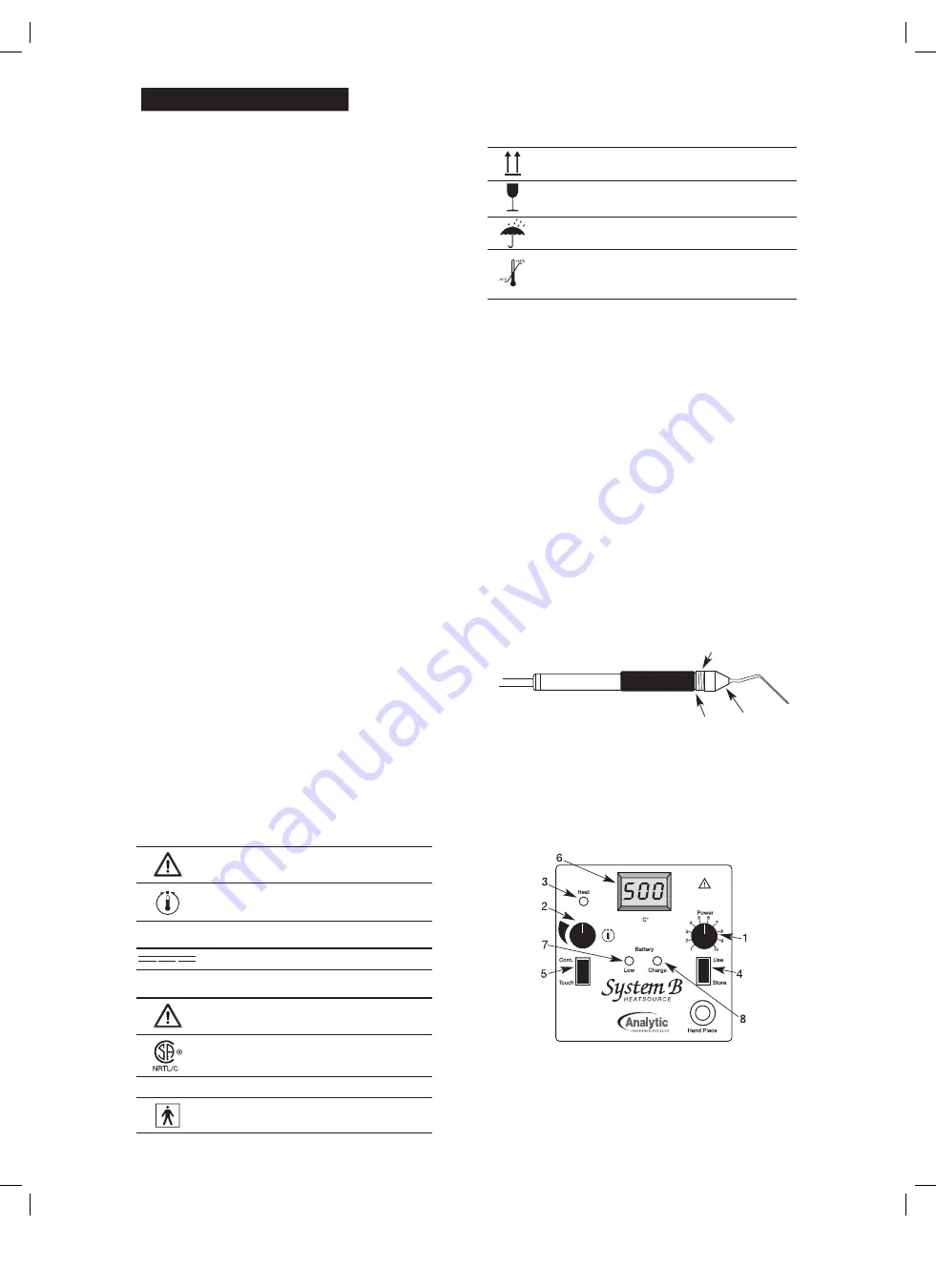 KERR System B HeatSource 1005 Instructions & Manuallines Download Page 3