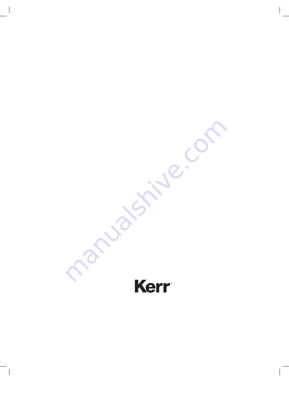 KERR System B HeatSource 1005 Instructions & Manuallines Download Page 13