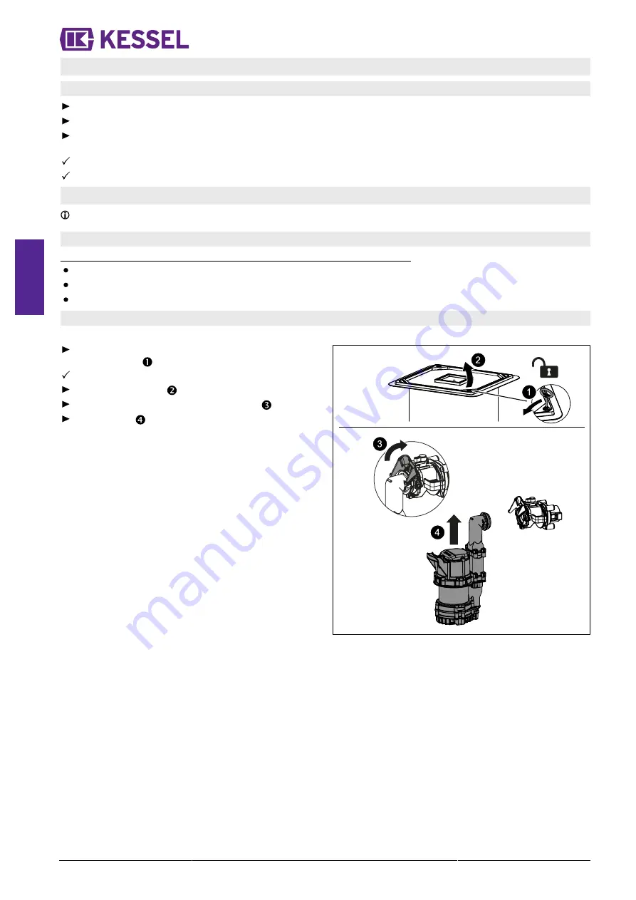 Kessel Aqualift S Compact Installation And Operating Instructions Manual Download Page 78