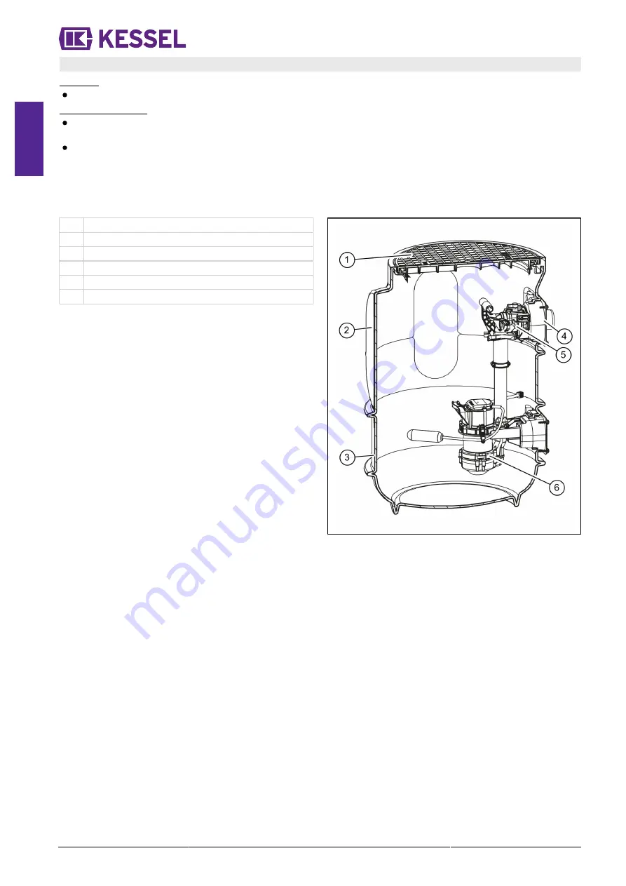 Kessel Aqualift S Installation And Operating Instructions Manual Download Page 20