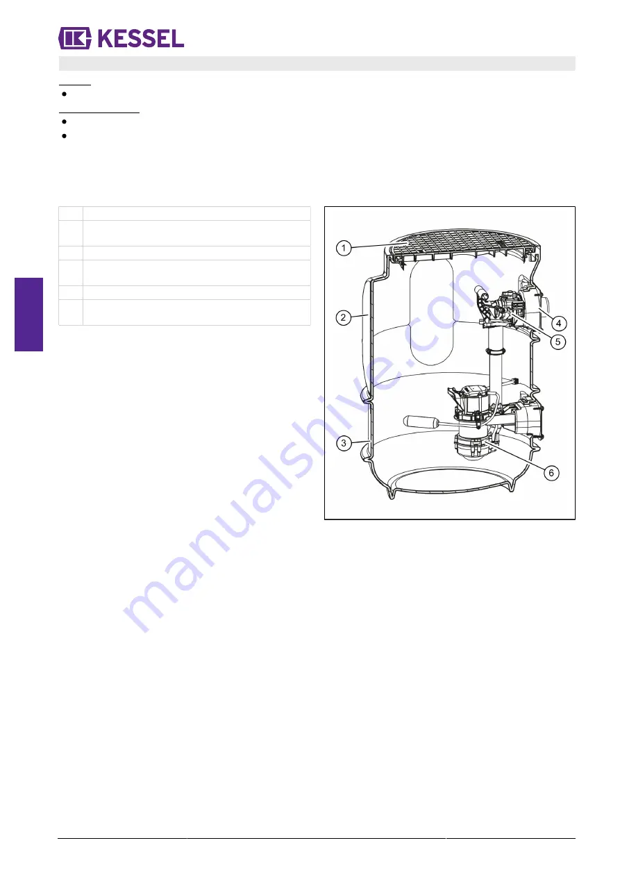 Kessel Aqualift S Installation And Operating Instructions Manual Download Page 72