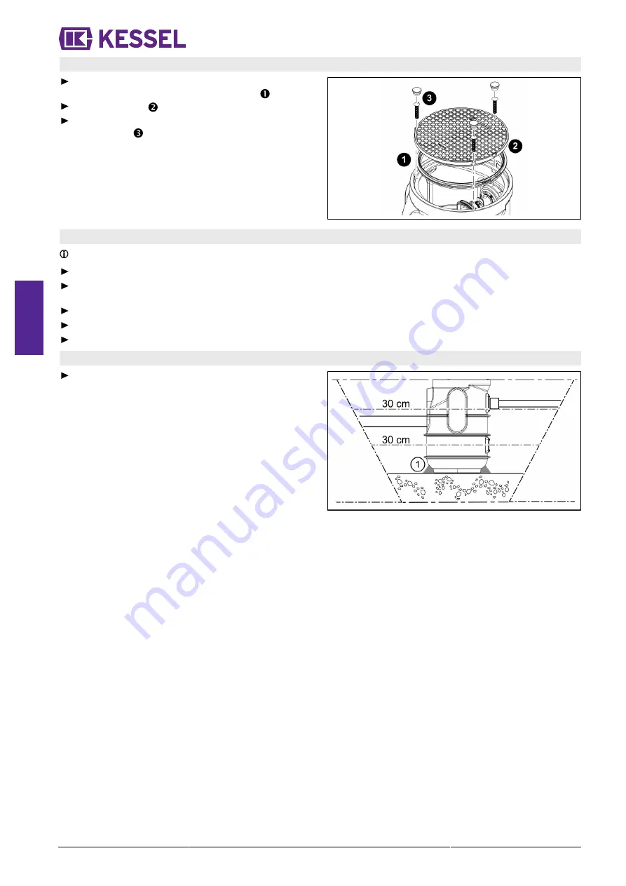 Kessel Aqualift S Installation And Operating Instructions Manual Download Page 76