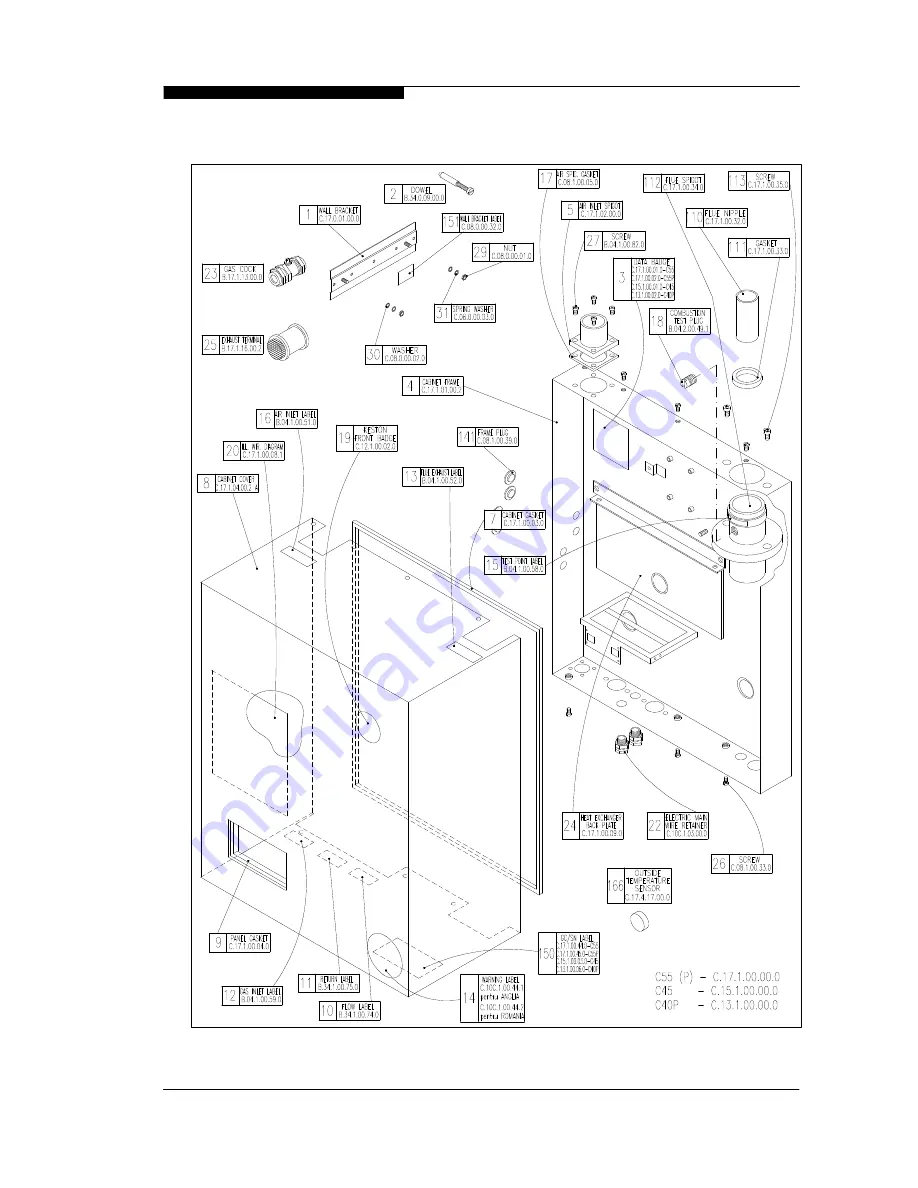 Keston C40P Installation And Servicing Instructions Download Page 42