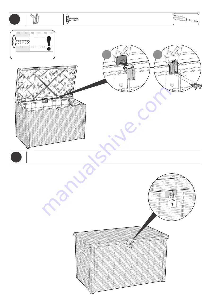 Keter 586239 Assembly Instructions Manual Download Page 12