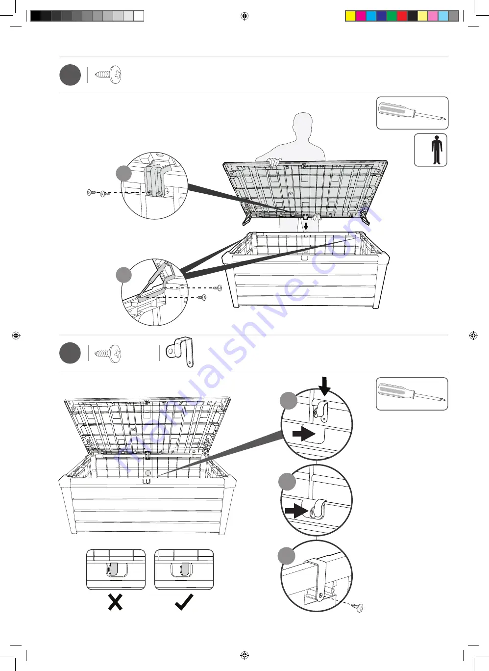 Keter 6925 Assembly Instructions Manual Download Page 8