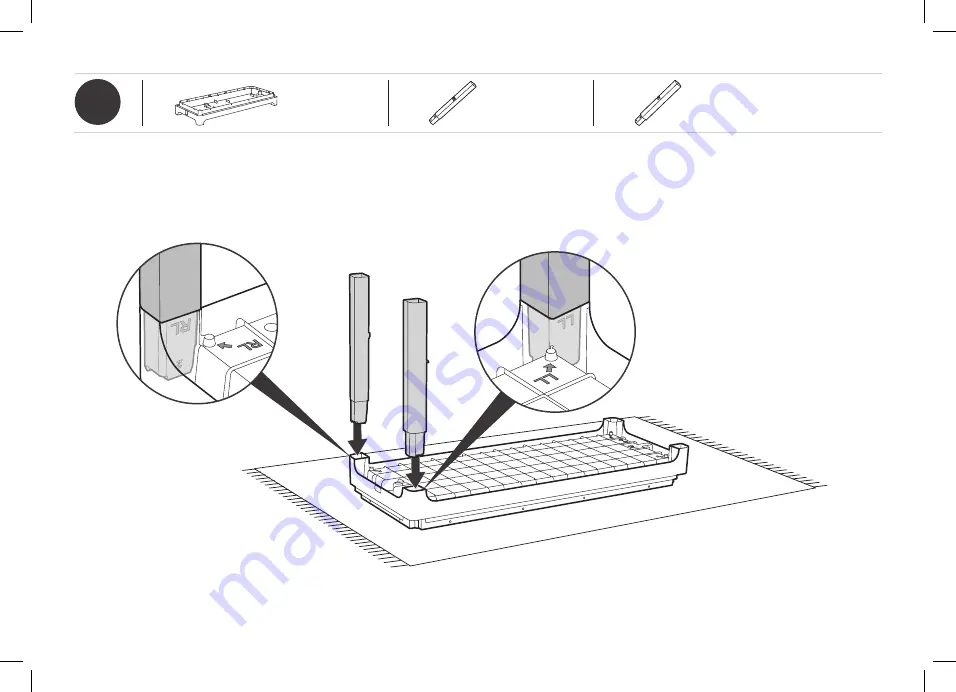 Keter DARWIN ELEVATED GARDEN BED Assembly Instructions Manual Download Page 8