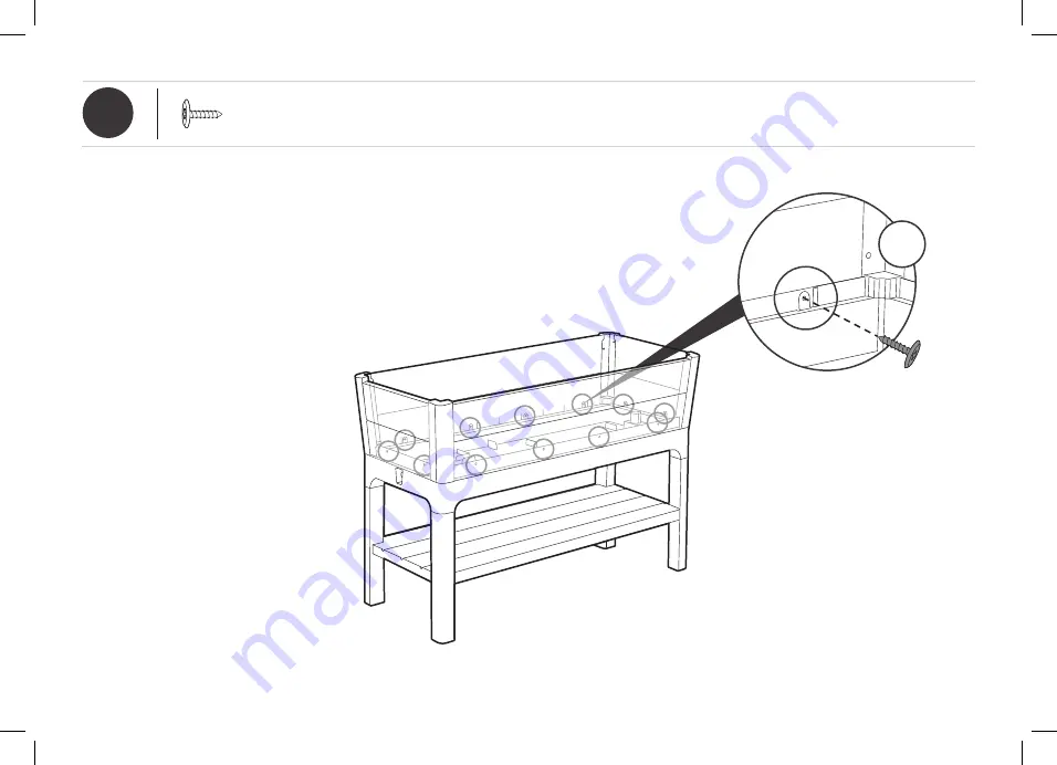 Keter DARWIN ELEVATED GARDEN BED Скачать руководство пользователя страница 20