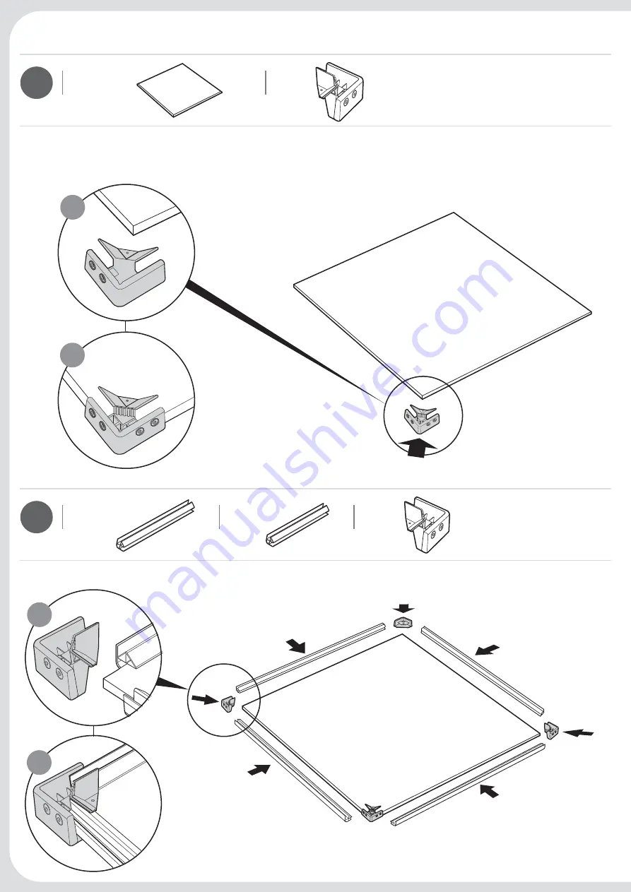 Keter MANOR 4x3 Assembly Instructions Manual Download Page 8